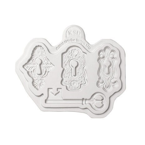 Katy Sue Designs Cosmic Shimmer Silicone Mould Locks and Key (CE0084-CS)