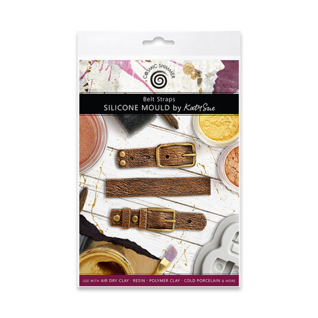 Katy Sue Designs Cosmic Shimmer Silicone Mould Belt Straps (CE0083-CS)