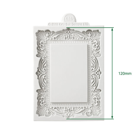 Katy Sue Designs Cosmic Shimmer Silicone Mould Large Vintage Frame (CE0104-CS)