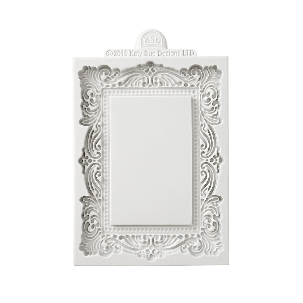 Katy Sue Designs Cosmic Shimmer Silicone Mould Large Vintage Frame (CE0104-CS)