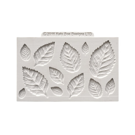 Katy Sue Designs Cosmic Shimmer Silicone Mould Rose Leaves (CE0050-CS)
