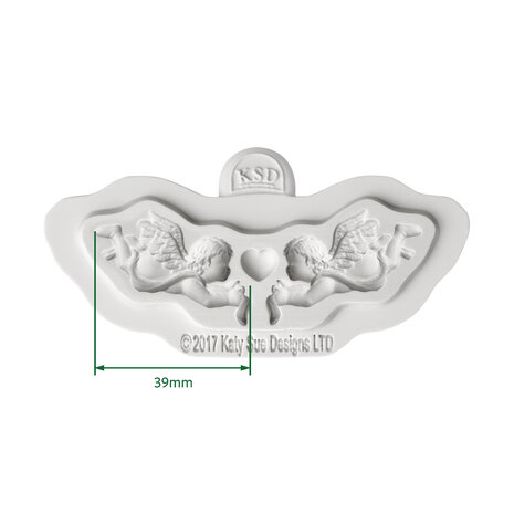 Katy Sue Designs Cosmic Shimmer Silicone Mould Mini Cherubs (CE0062-CS)