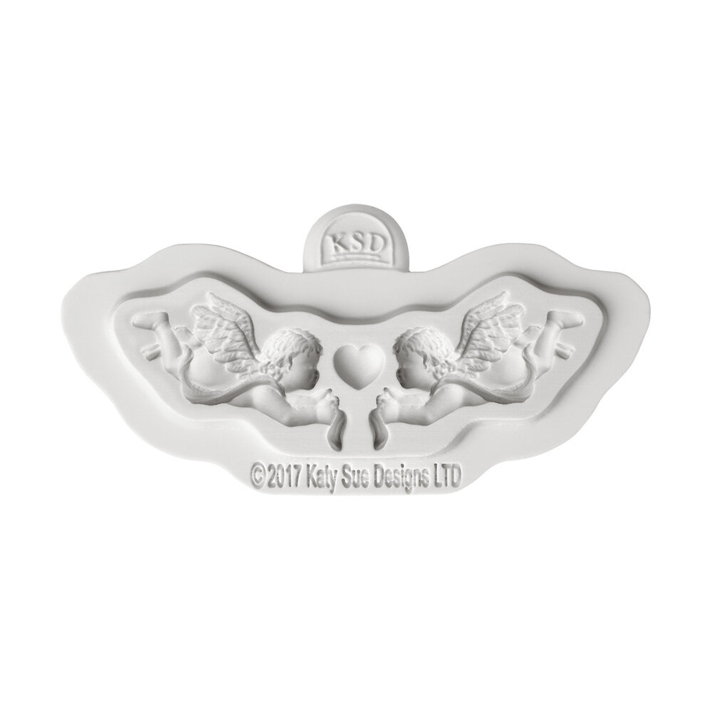 Katy Sue Designs Cosmic Shimmer Silicone Mould Mini Cherubs (CE0062-CS)