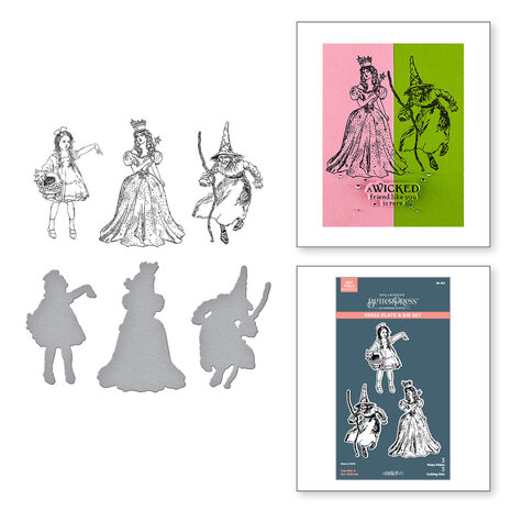 Spellbinders Wonder of Oz BetterPress Plate & Die Set Dorothy & the Witches (BP-333)