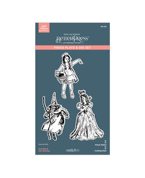 Spellbinders Wonder of Oz BetterPress Plate & Die Set Dorothy & the Witches (BP-333)