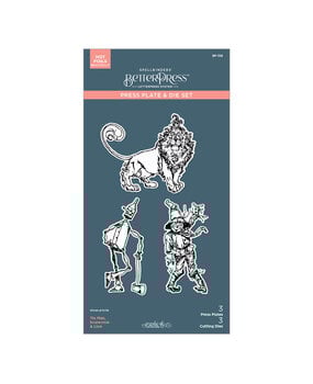 Spellbinders Wonder of Oz BetterPress Plate & Die Set Tin Man, Scarecrow & Lion (BP-332) Spellbinders Wonder of Oz BetterPress Plate & Die Set Tin Man, Scarecrow & Lion (BP-332)