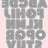 Creative Craftlab Essentials Cutting Dies Striped Alphabet (CCL-ES-CD174) (OUTLET)