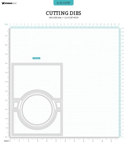 Studio Light Circle Folding Card Essentials Cutting Die (SL-ES-CD787) (OUTLET)