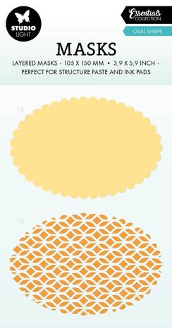 Studio Light Oval Shape Essentials Masks (SL-ES-MASK250) (OUTLET)