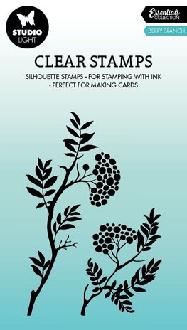 Studio Light Berry Branch Essentials Clear Stamps (SL-ES-STAMP494) (OUTLET)