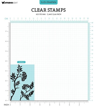 Studio Light Berry Branch Essentials Clear Stamps (SL-ES-STAMP494) (OUTLET)