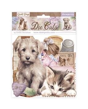 Stamperia Quiet Days Die Cuts Assorted (36pcs) (DFLDC122)