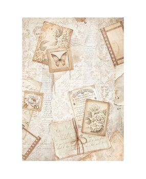 Stamperia Quiet Days A4 Rice Paper Postcards (6pcs) (DFSA41073)