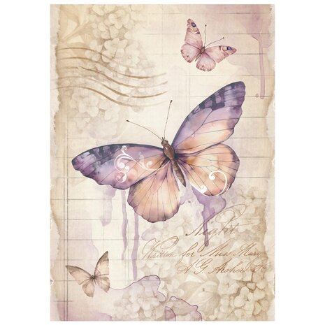 Stamperia Quiet Days A6 Mini Rice Paper (8pcs) (DFSA6X01)