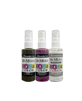 Stamperia Quiet Days Aquacolor Paint Kit (3pcs) (KAQXQD)
