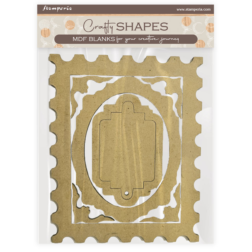 Stamperia Quiet Days MDF Crafty Shapes Blanks Frames and Plates (KLSM72)