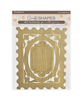 Stamperia Quiet Days MDF Crafty Shapes Blanks Frames and Plates (KLSM72)