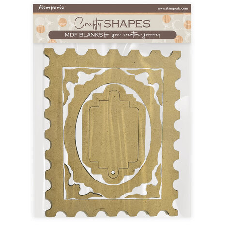 Stamperia Quiet Days MDF Crafty Shapes Blanks Frames and Plates (KLSM72)