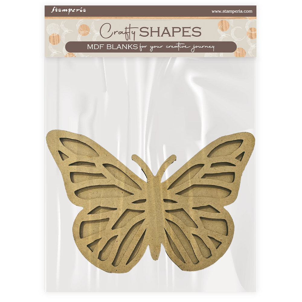 Stamperia Quiet Days MDF Crafty Shapes Blanks Butterfly (KLSM73)