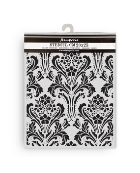 Stamperia Quiet Days Thick Stencil 20x25cm Baroque Tapestry (KSTD191)