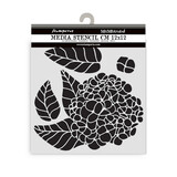 Stamperia Quiet Days Thick Stencil 12x12cm Hydrangea (KSTDS64)