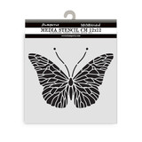 Stamperia Quiet Days Thick Stencil 12x12cm Butterfly (KSTDS65)