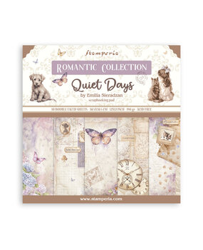 Stamperia Quiet Days 12x12 Inch Paper Pack (SBBL178)