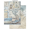 Stamperia Silent Sea Junk Journal stickers, Backgrounds, Cut-Outs (SBJK13)