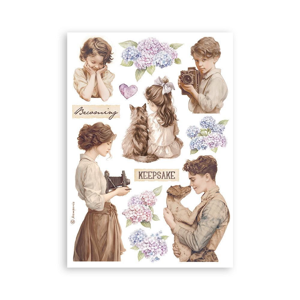 Stamperia Quiet Days A5 Washi Pad (8pcs) (SBW26) Stamperia Quiet Days A5 Washi Pad (8pcs) (SBW26)