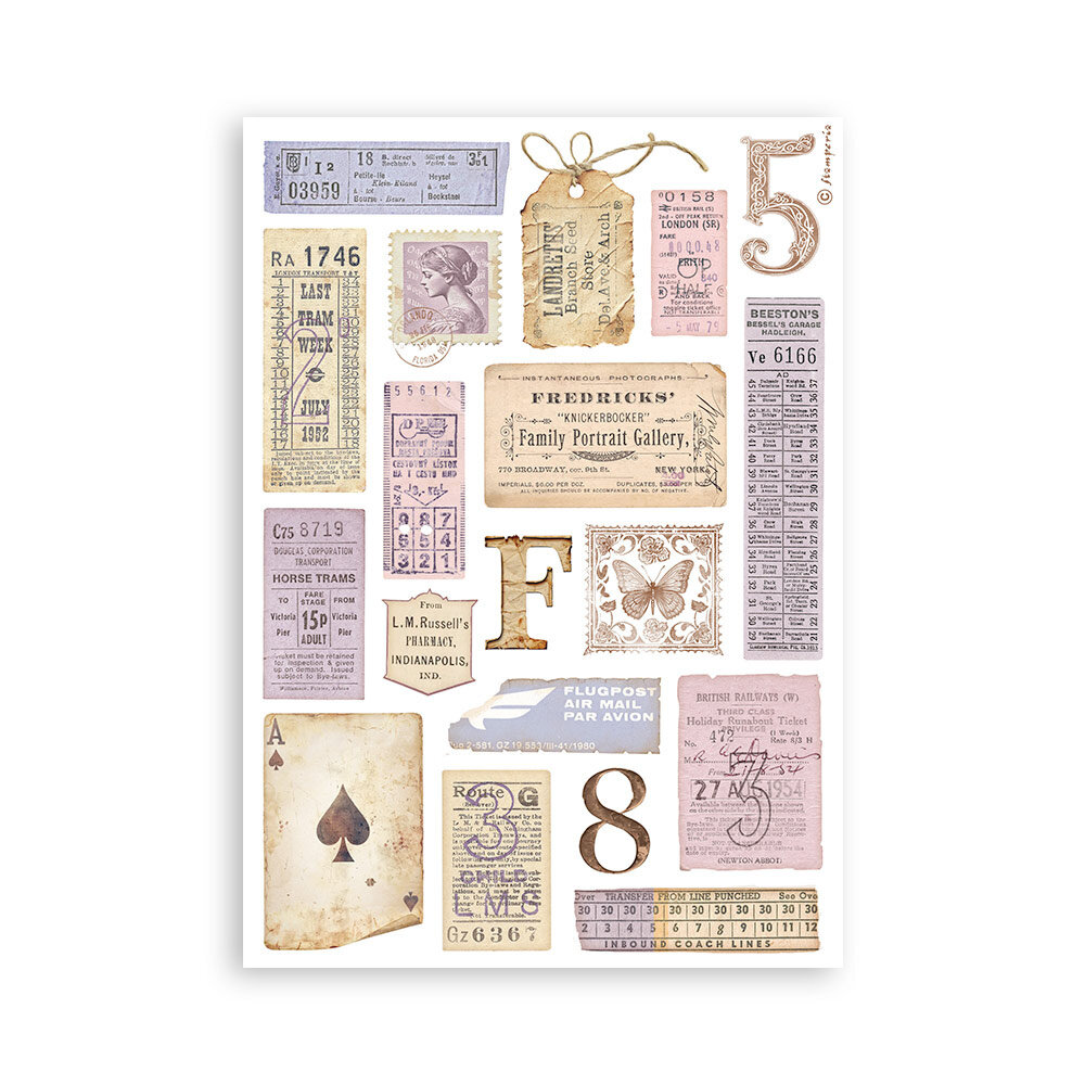 Stamperia Quiet Days A5 Washi Pad (8pcs) (SBW26) Stamperia Quiet Days A5 Washi Pad (8pcs) (SBW26)