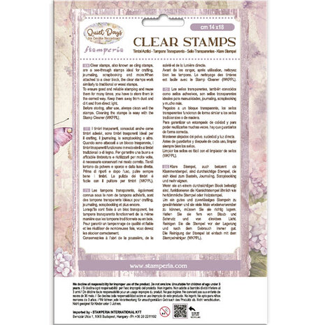 Stamperia Quiet Days Clear Stamp Hydrangea (WTK229)