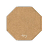 Mintay Basic Octagon Card Base Kraft (5pcs) (MT-BASIC-C68)