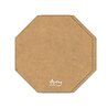 Mintay Basic Octagon Card Base Kraft (5pcs) (MT-BASIC-C68)