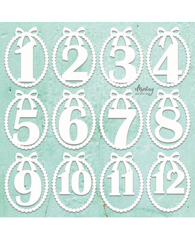 Mintay Chippies Decor 12x12 Inch Baby Milestones (MT-CHIP2-D111)