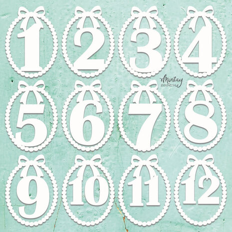 Mintay Chippies Decor 12x12 Inch Baby Milestones (MT-CHIP2-D111) Mintay Chippies Decor 12x12 Inch Baby Milestones (MT-CHIP2-D111)