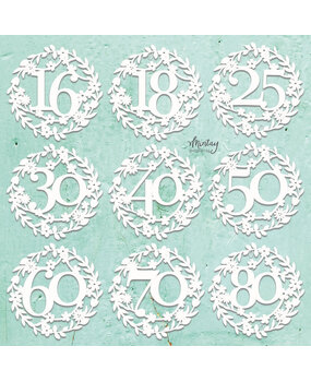 Mintay Chippies Decor 12x12 Inch Jubilee Numbers (MT-CHIP2-D112)