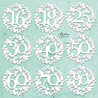 Mintay Chippies Decor 12x12 Inch Jubilee Numbers (MT-CHIP2-D112) Mintay Chippies Decor 12x12 Inch Jubilee Numbers (MT-CHIP2-D112)
