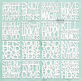 Mintay Chippies Decor 12x12 Inch Motivational Words (MT-CHIP2-D113)