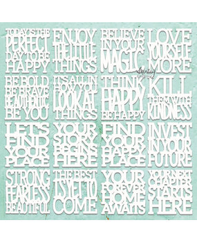 Mintay Chippies Decor 12x12 Inch Motivational Words (MT-CHIP2-D113)