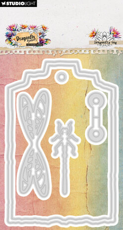 Studio Light Dragonfly Dreams Cutting Die Dragonfly Tag (HE-DD-CD1065)