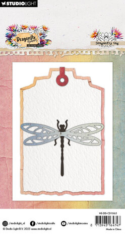 Studio Light Dragonfly Dreams Cutting Die Dragonfly Tag (HE-DD-CD1065)