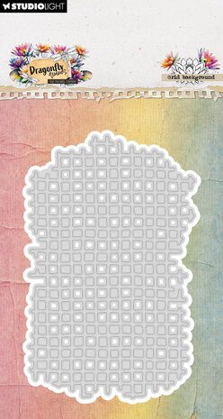 Studio Light Dragonfly Dreams Cutting Die Grid Background (HE-DD-CD1066)