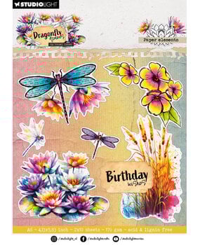 Studio Light Dragonfly Dreams Paper Elements (HE-DD-DCPP404)