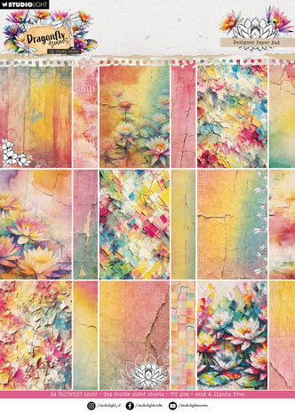Studio Light Dragonfly Dreams Designer Paper Pad (HE-DD-DPP405)