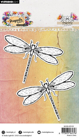 Studio Light Dragonfly Dreams Stamp & Die Dragonfly (HE-DD-SCD101)
