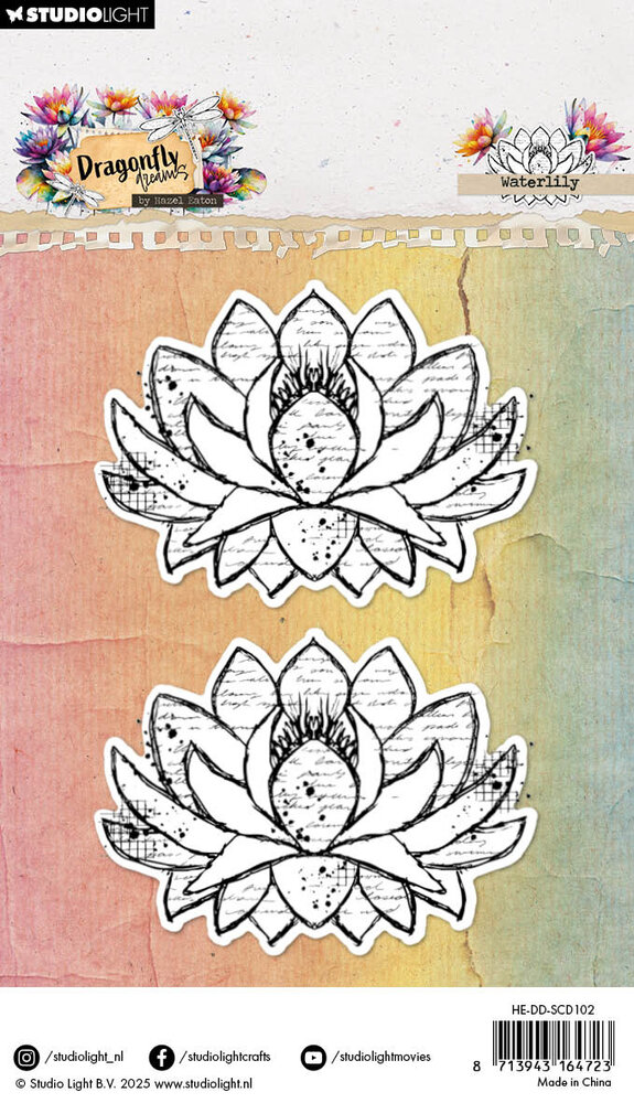 Studio Light Dragonfly Dreams Stamp & Die Waterlily (HE-DD-SCD102)