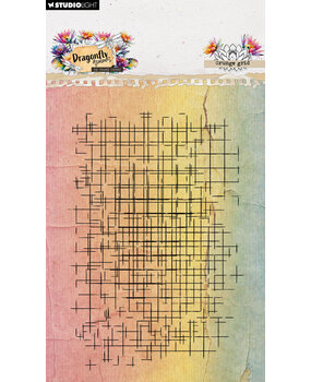 Studio Light Dragonfly Dreams Clear Stamp Grunge Grid (HE-DD-STAMP906)