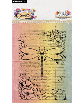 Studio Light Dragonfly Dreams Clear Stamp Dragonfly Background (HE-DD-STAMP907)