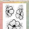 Studio Light Dragonfly Dreams Clear Stamp Grungy Flowers (HE-DD-STAMP908)