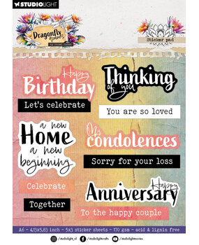 Studio Light Dragonfly Dreams Sticker Pad (HE-DD-STIC56)
